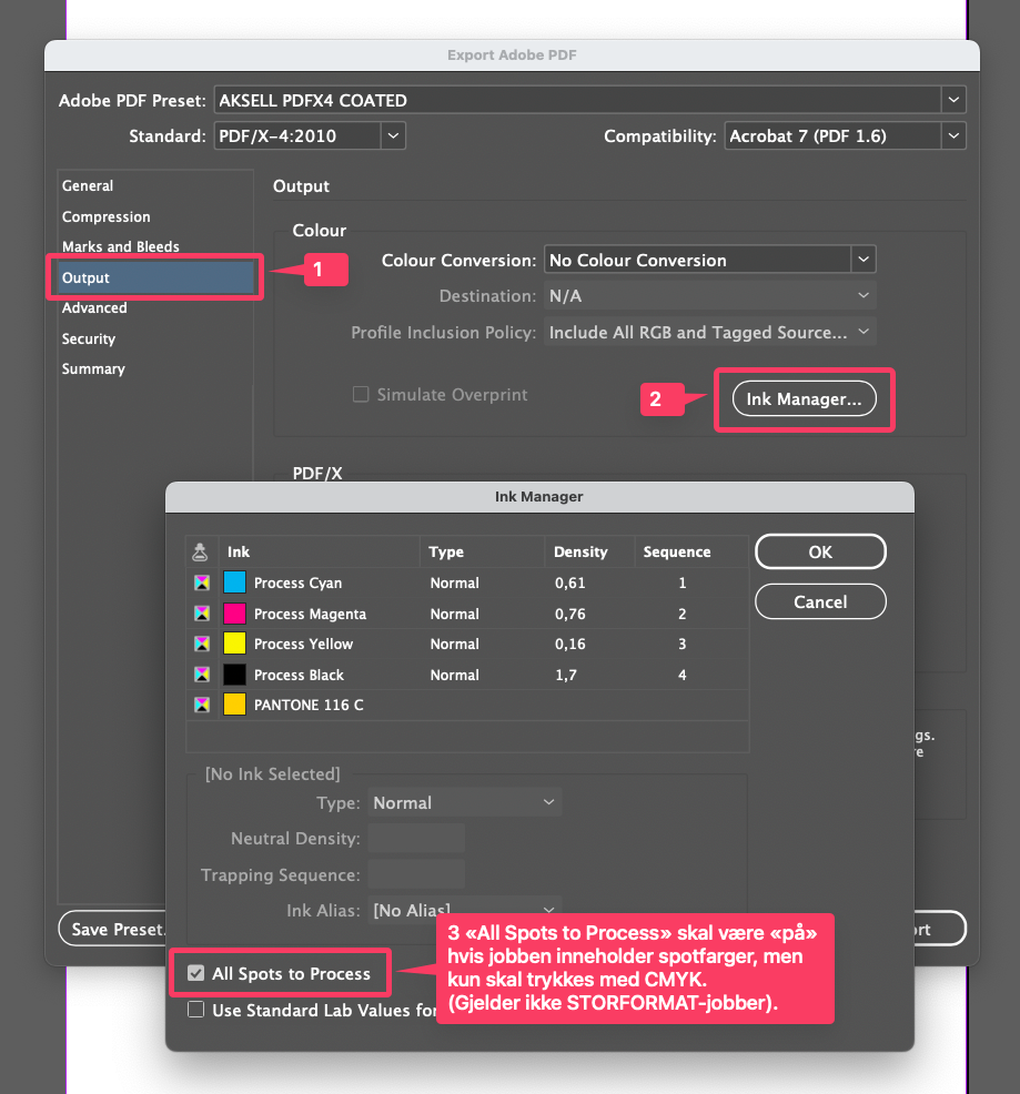Lage PDF-fil fra inDesign